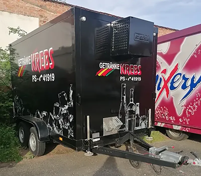 Kühlwagen Getränkekühlwagen der Firma Krebs